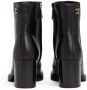 Tommy Hilfiger Laarsjes STACKED HEEL LEATHER ANKLE BOOT - Thumbnail 4