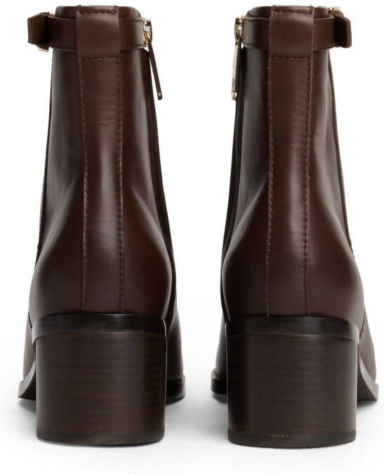 Tommy Hilfiger Laarsjes TH BUCKLE RIDING MID HEEL BOOTIE