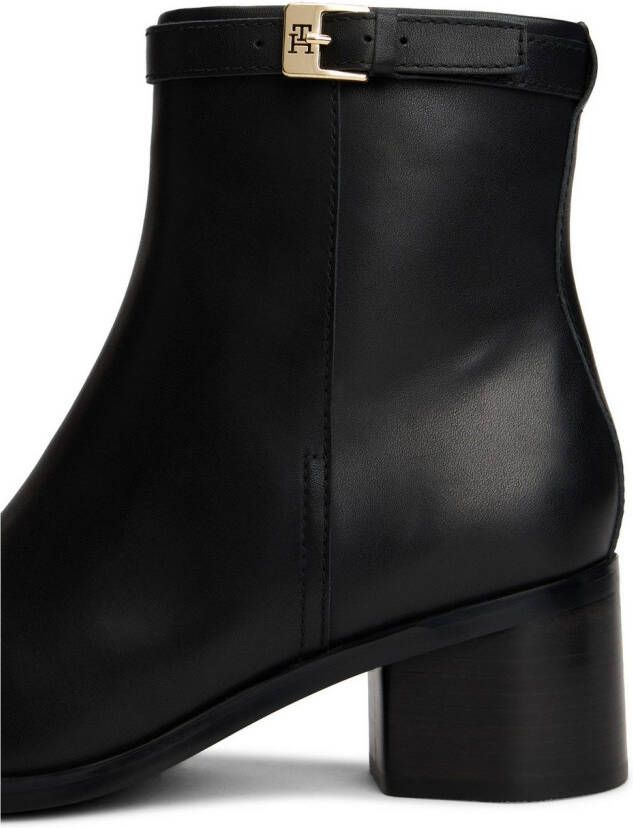 Tommy Hilfiger Laarsjes TH BUCKLE RIDING MID HEEL BOOTIE