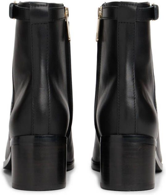 Tommy Hilfiger Laarsjes TH BUCKLE RIDING MID HEEL BOOTIE