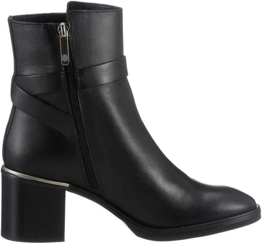 Tommy Hilfiger Laarsjes TH BELT HEELED BOOT met een mooie siergesp