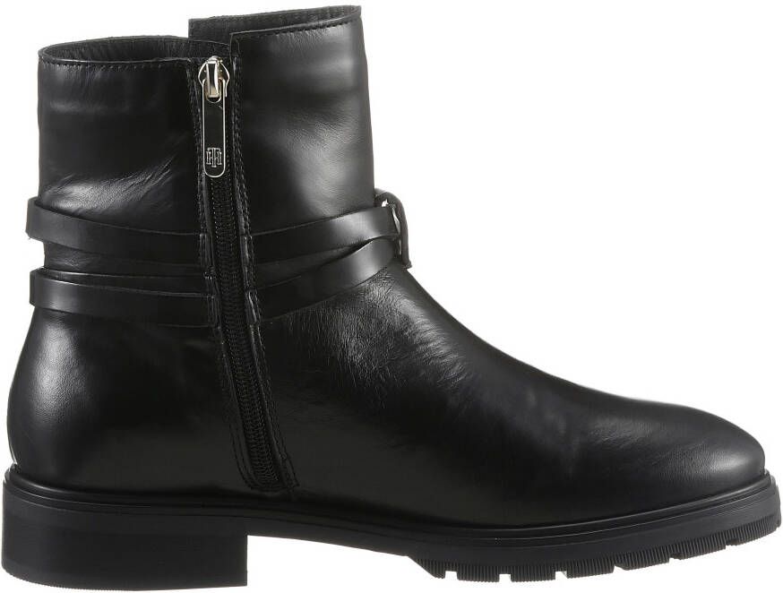 Tommy Hilfiger Laarsjes LEATHER BELT LOW BOOT