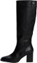 Tommy Hilfiger Laarzen STACKED HEEL LEATHER LONG BOOT blokhak lange laarzen met goudkleurig logo-sierelement - Thumbnail 7