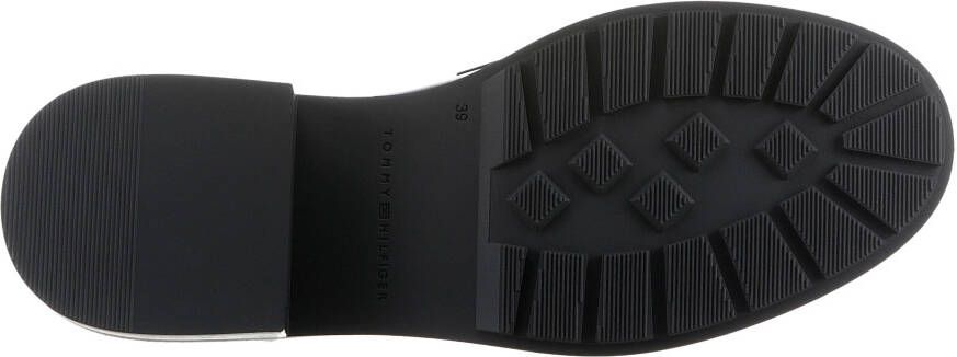 Tommy Hilfiger Loafers TH PENNY LOAFER businessmode blokhak slipper lage schoen met sierband