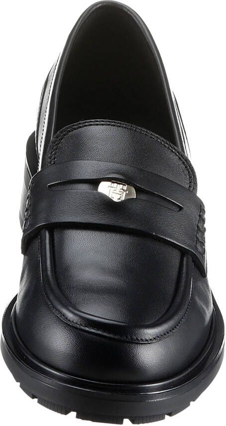 Tommy Hilfiger Loafers TH PENNY LOAFER businessmode blokhak slipper lage schoen met sierband
