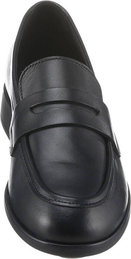 Tommy Hilfiger Loafers FLAG LEATHER CLASSIC LOAFER businessmode slipper lage schoen instapschoen met kleine logovlag