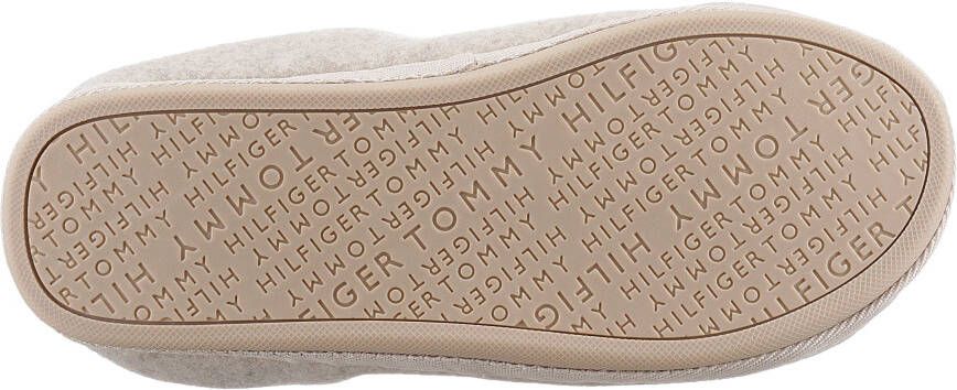 Tommy Hilfiger Pantoffels HOME SLIPPER FELT met geborduurd logo