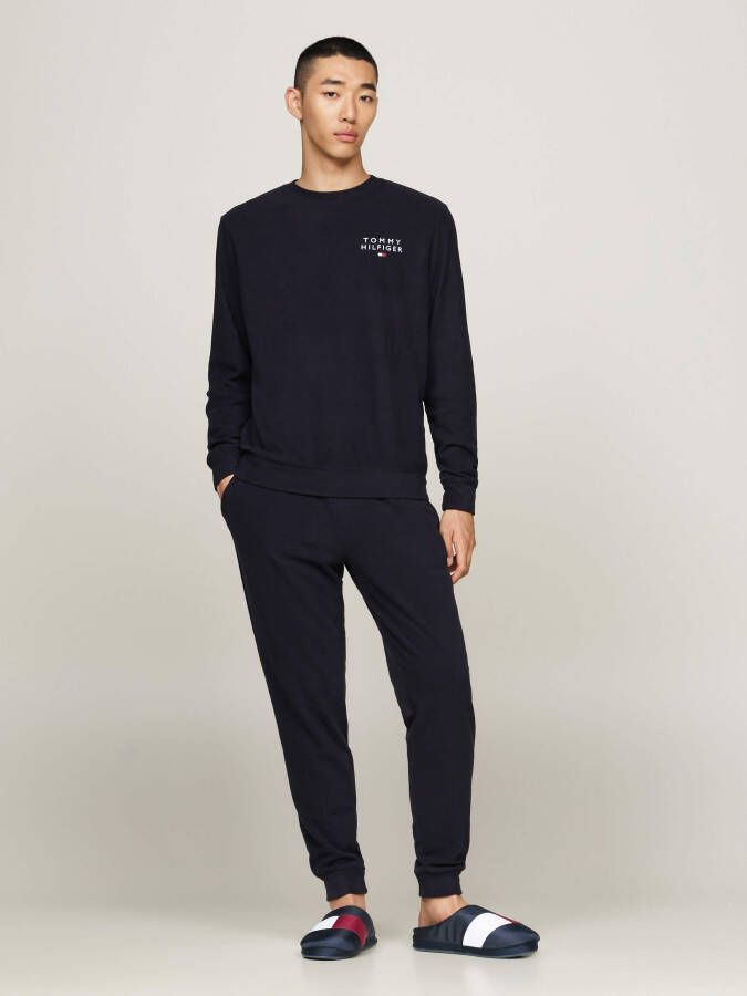 Tommy Hilfiger Pantoffels HILFIGER NYLON FLAG HOUSE SHOE casual mode instapschoen huisschoen met contrastafwerking