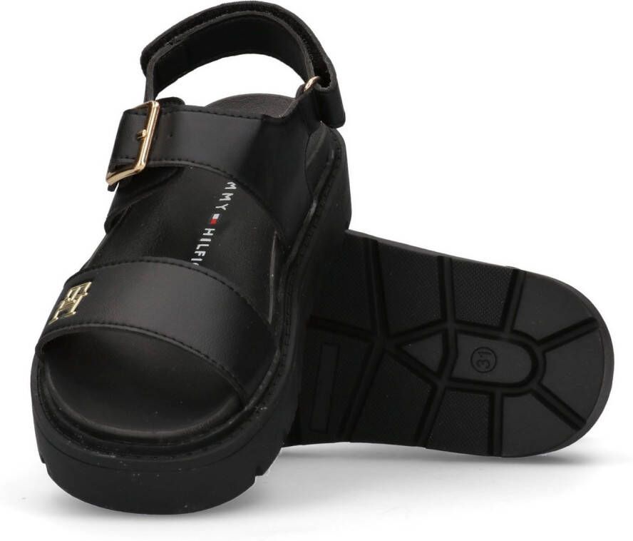 Tommy Hilfiger Plateausandalen sandaal met modieus plateau
