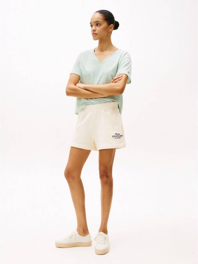 Tommy Hilfiger Plateausneakers VULC ESPADRILLE SNEAKER vrijetijdsschoen halfhoge schoen veterschoen met bastbezette plateauzool