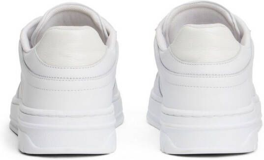 Tommy Hilfiger Plateausneakers TH SPORTY CUPSOLE LEATHER vrijetijdsschoen lage schoen veterschoen met zijlogo