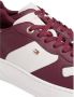 Tommy Hilfiger Plateausneakers TH SPORTY CUPSOLE LEATHER vrijetijdsschoen lage schoen veterschoen met zijlogo - Thumbnail 3