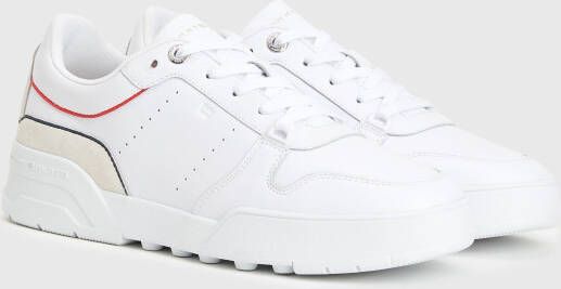 Tommy Hilfiger Plateausneakers LOW CUT BASKET SNEAKER met paspelering