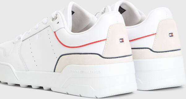 Tommy Hilfiger Plateausneakers LOW CUT BASKET SNEAKER met paspelering