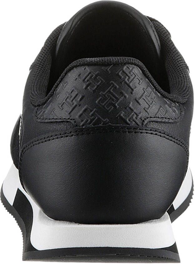 Tommy Hilfiger Plateausneakers ELEVATED ESSENT RUNNER MONOGRAM vrijetijdsschoen lage schoen veterschoen met th-monogram