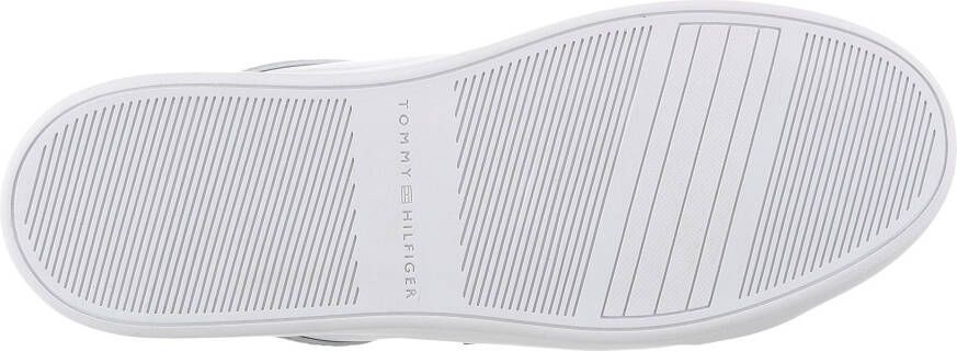Tommy Hilfiger Plateausneakers TH PLATFORM COURT SNEAKER NBK vrijetijdsschoen lage schoen veterschoen met logo in het plateau
