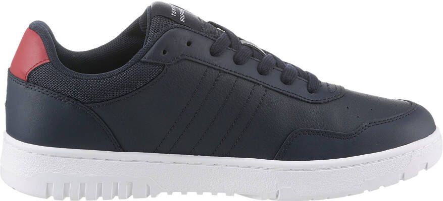 Tommy Hilfiger Plateausneakers TH BASKET CORE LITE vrijetijdsschoen lage schoen veterschoen met gepolsterde schacht