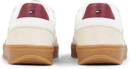 Tommy Hilfiger Plateausneakers TH HERITAGE COURT SNEAKER LTHR plateau veterschoen vrijetijdsschoen lage schoen met th-logo borduursel