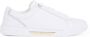 Tommy Hilfiger Plateausneakers CHIC COURT SNEAKER vrijetijdsschoen lage schoen veterschoen gouden sieraandeel - Thumbnail 9