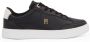 Tommy Hilfiger Plateausneakers ESSENTIAL CHIC COURT SNEAKER vrijetijdsschoen veterschoen lage schoen met th-sieraad - Thumbnail 7