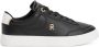 Tommy Hilfiger Plateausneakers ESSENTIAL CHIC COURT SNEAKER vrijetijdsschoen veterschoen lage schoen met th-sieraad - Thumbnail 9