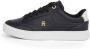 Tommy Hilfiger Plateausneakers ESSENTIAL CHIC COURT SNEAKER vrijetijdsschoen veterschoen lage schoen met th-sieraad - Thumbnail 10
