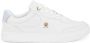 Tommy Hilfiger Plateausneakers ESSENTIAL CHIC COURT SNEAKER vrijetijdsschoen veterschoen lage schoen met th-sieraad - Thumbnail 11