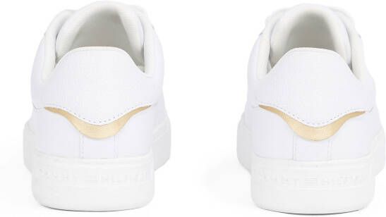 Tommy Hilfiger Plateausneakers ESSENTIAL COURT SNEAKER vrijetijdsschoen lage schoen veterschoen met logo-opdruk