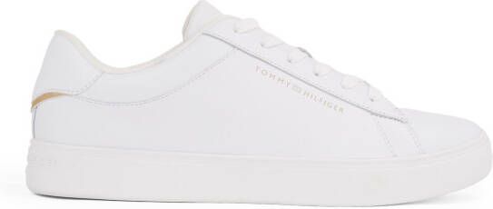 Tommy Hilfiger Plateausneakers ESSENTIAL COURT SNEAKER vrijetijdsschoen lage schoen veterschoen met logo-opdruk