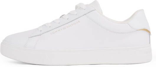 Tommy Hilfiger Plateausneakers ESSENTIAL COURT SNEAKER vrijetijdsschoen lage schoen veterschoen met logo-opdruk