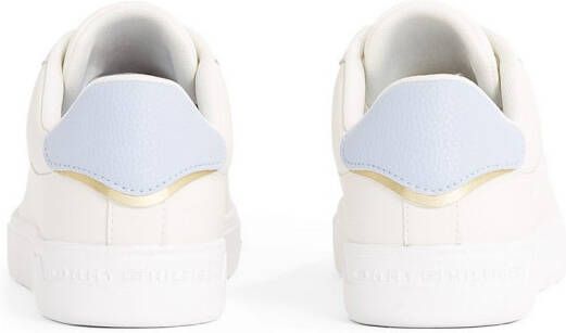 Tommy Hilfiger Plateausneakers ESSENTIAL COURT SNEAKER vrijetijdsschoen lage schoen veterschoen met logo-opdruk