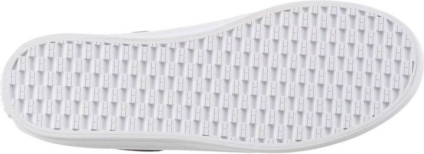 Tommy Hilfiger Plateausneakers ESSENTIAL VULC TEXTILE SNEAKER vrijetijdsschoen lage schoen veterschoen met goudkleurige details