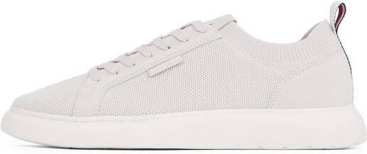 Tommy Hilfiger Plateausneakers LIGHT CUPSOLE KNIT SEASONAL vrijetijdsschoen lage schoen veterschoen met logo-opdruk