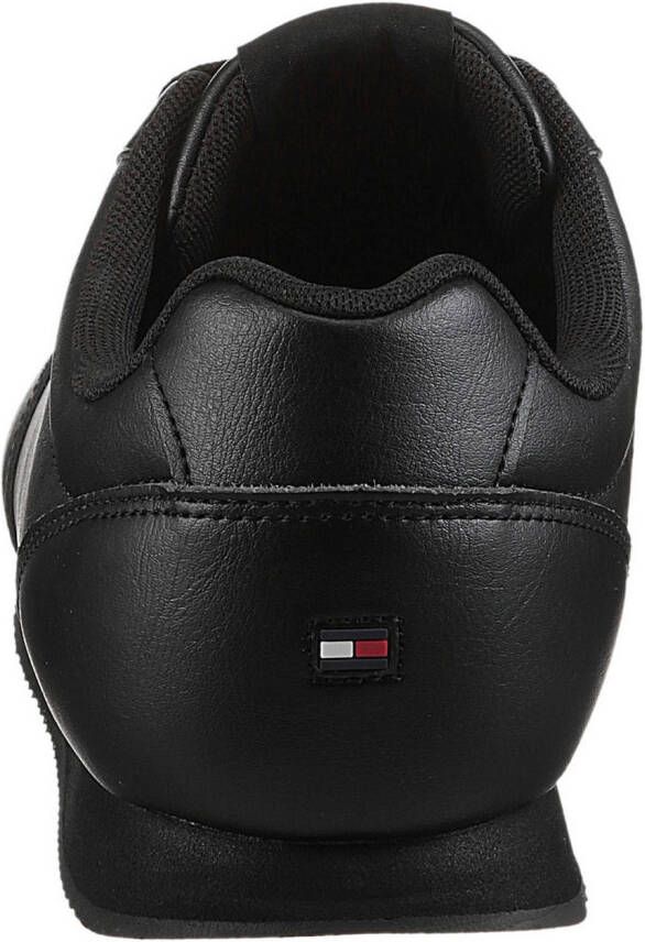 Tommy Hilfiger Plateausneakers LO RUNNER PU MIX vrijetijdsschoen lage schoen veterschoen met gepolsterde schacht