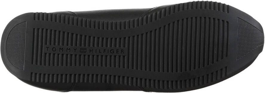 Tommy Hilfiger Plateausneakers LO RUNNER PU MIX vrijetijdsschoen lage schoen veterschoen met gepolsterde schacht