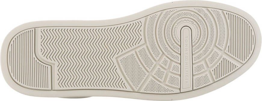 Tommy Hilfiger Plateausneakers TH COURT LTH DETAIL ESS vrijetijdsschoen lage schoen veterschoen met zijlijk logo-opdruk
