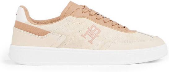 Tommy Hilfiger Plateausneakers TH HERITAGE SNEAKER PERF vrijetijdsschoen lage schoen veterschoen met th-logo-borduring