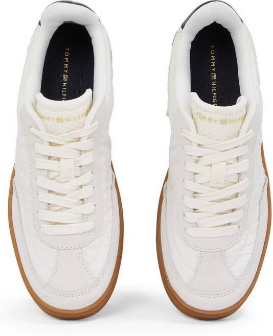 Tommy Hilfiger Plateausneakers TH HERITAGE SNEAKER vrijetijdsschoen lage schoen veterschoen met logo-borduursel