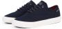Tommy Hilfiger Plateausneakers TH HI VULC LOW OXFORD TWILL vrijetijdsschoen lage schoen veterschoen met label op de hiel - Thumbnail 15