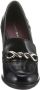 Tommy Hilfiger Tommy Twist High Heel Loafer Hakken Dames Zwart - Thumbnail 10