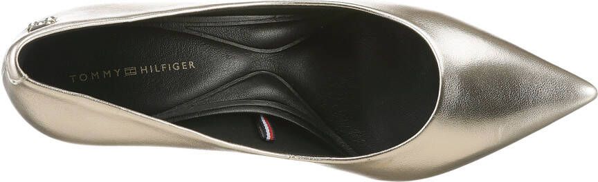 Tommy Hilfiger Pumps PARTY POINTED METALLIC PUMP stiletto hakken avondschoen trouwschoen met th-monogram