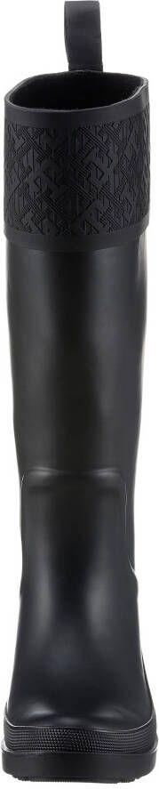 Tommy Hilfiger Regenlaarzen RUBBER LONG BOOT MONOGRAM hakken instaplaarzen outdoorlaarzen monogram-print