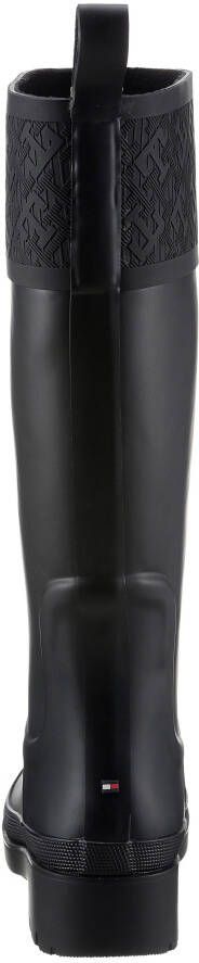 Tommy Hilfiger Regenlaarzen RUBBER LONG BOOT MONOGRAM hakken instaplaarzen outdoorlaarzen monogram-print