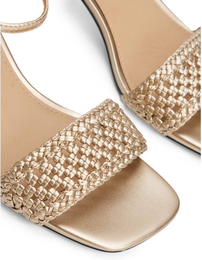 Tommy Hilfiger Sandaaltjes METALLIC LTHR KITTEN SANDAL