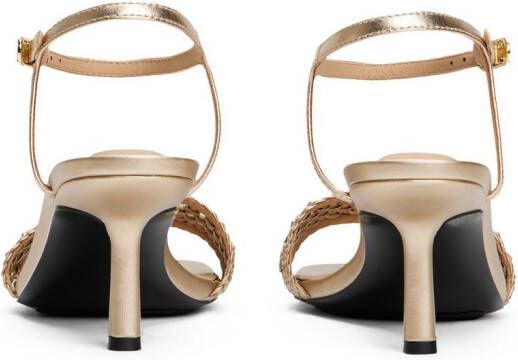 Tommy Hilfiger Sandaaltjes METALLIC LTHR KITTEN SANDAL