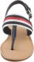 Tommy Hilfiger Sandalen FLAT SANDAL CORPORATE met strepen in tommy-kleuren - Thumbnail 6