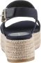 Tommy Hilfiger Sandalen MID WEDGE SANDAL zomerschoen sandaal met jute-beklede plateauhak - Thumbnail 9