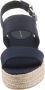 Tommy Hilfiger Sandalen MID WEDGE SANDAL zomerschoen sandaal met jute-beklede plateauhak - Thumbnail 11
