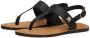 Tommy Hilfiger Sandalen LEATHER THONG SANDAL sandaal zomerschoen flats met teenband - Thumbnail 12