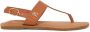 Tommy Hilfiger Sandalen LEATHER THONG SANDAL sandaal zomerschoen flats met teenband - Thumbnail 5